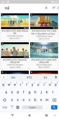 K-POP Tube - Popular & Recent android App screenshot 10