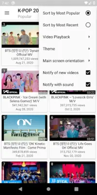 K-POP Tube - Popular & Recent android App screenshot 11